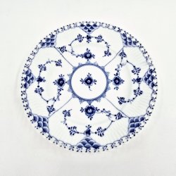 Musselmalet Helblonde Kagetallerken nr. 1-1088. sortering 2  