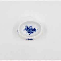 Bl Blomst Flettet Saltkar nr. 10-8141. sortering 1 Sjlden  