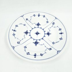 Musselmalet Riflet Middagstallerken nr. 1-328. sortering 1 Hotelporceln  