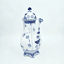 Musselmalet Helblonde Stor Kaffekande nr. 1-1202. sortering 2 