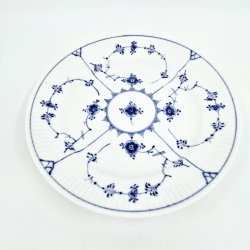 Musselmalet Riflet Frokosttallerken nr. 1-178. sortering 2 