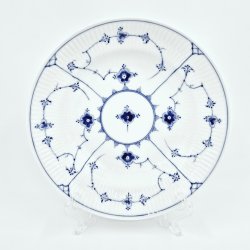 B &amp; G Musselmalet Riflet Dyb Tallerken sortering 2 