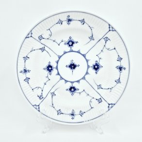 B & G Musselmalet Riflet Dyb Tallerken sortering 2 