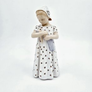 B & G Figur Mary Pigen Med Dukke nr. 1721. Sortering 1