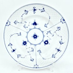 B &amp; G Musselmalet Frokosttallerken nr. 712. sortering 1 Hotelporceln  