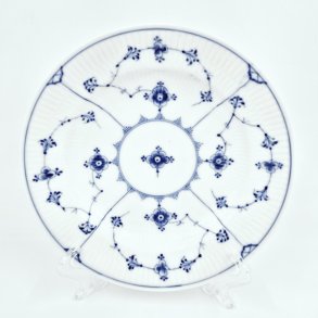 B & G Musselmalet Riflet Dyb Tallerken sortering 1 