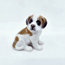 B &amp; G Figur Sankt Bernhardshund. sortering 1
