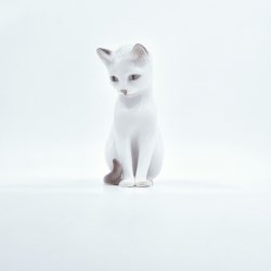 B &amp; G Figurer Hvid Kat nr. 2493. sortering 1 