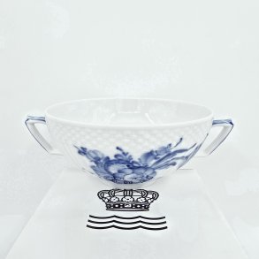 Bl Blomst Svejfet Bouillonkop nr. 10-1872. sortering 2  