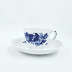 Bl� Blomst Flettet Espressokop nr. 10-8040. sortering 2  