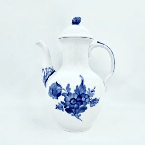 Bl� Blomst Flettet Kaffekande nr. 10-8189. Sortering 1   