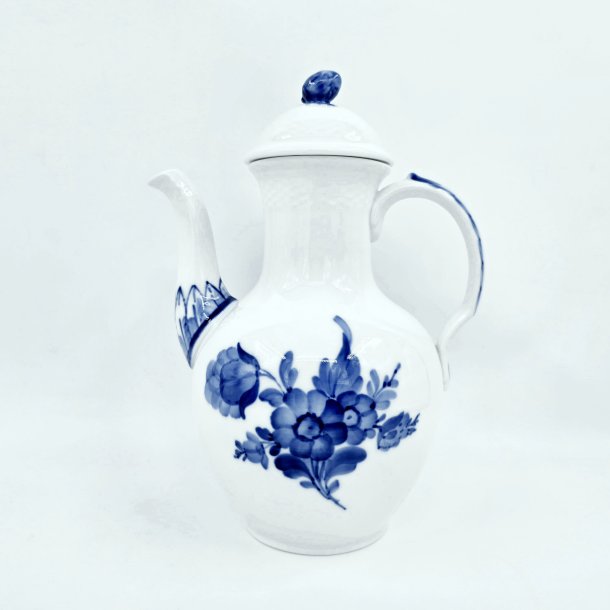 Bl� Blomst Flettet Kaffekande nr. 10-8189. Sortering 1   