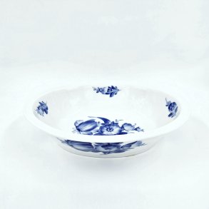 Bl� Blomst Flettet Oval Sk�l nr. 10-8151. sortering 1 Sj�lden  