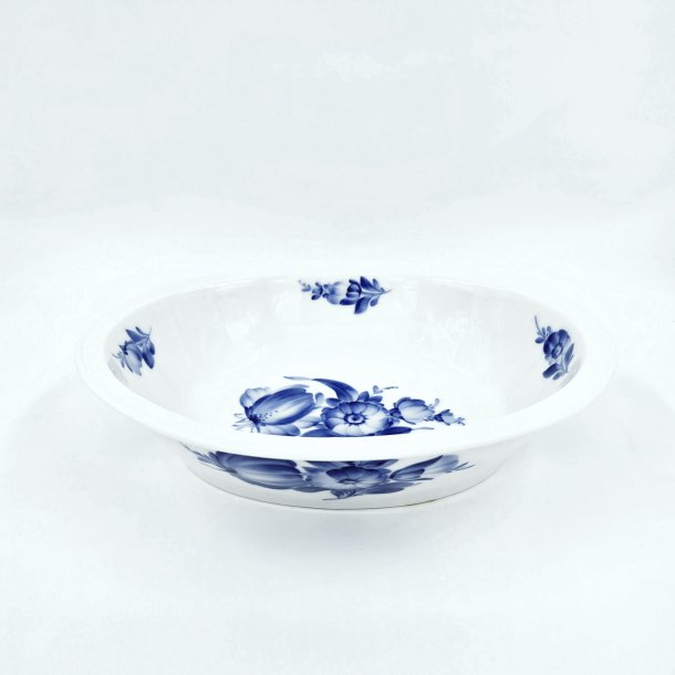 Bl� Blomst Flettet Oval Sk�l nr. 10-8151. sortering 1 Sj�lden  