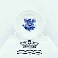 Bl� Blomst Flettet Rund Asiet nr. 10-8167. sortering 1  