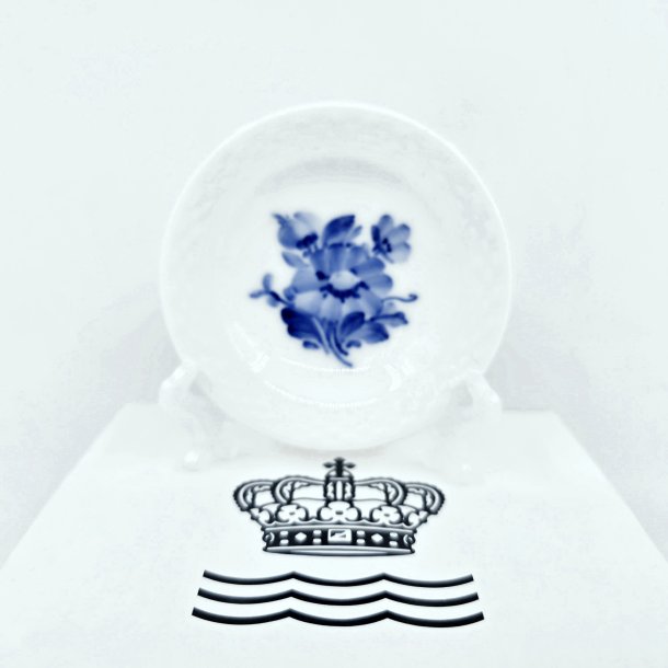 Bl� Blomst Flettet Rund Asiet nr. 10-8167. sortering 1  