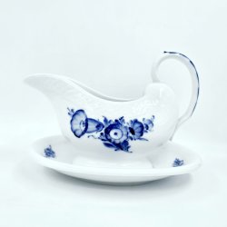 Bl� Blomst Flettet Sovsesk�l nr. 10-8069. sortering 2 