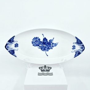 Bl� Blomst Flettet Teske Bakke nr. 10-8124. sortering 1 