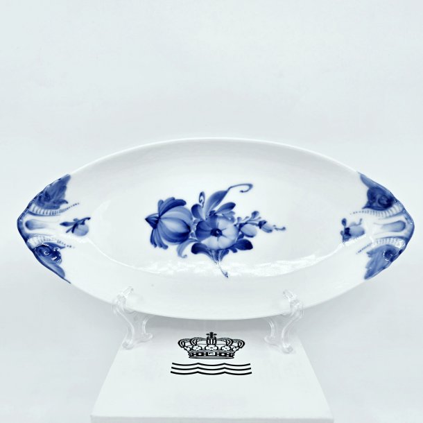 Bl� Blomst Flettet Teske Bakke nr. 10-8124. sortering 2 