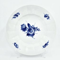 Bl Blomst Kantet Middagstallerken nr. 10-8549. sortering 2  