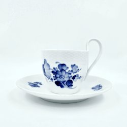 Bl� Blomst Flettet H�jhankskop nr. 10-8195. sortering 1 SJ�LDEN  