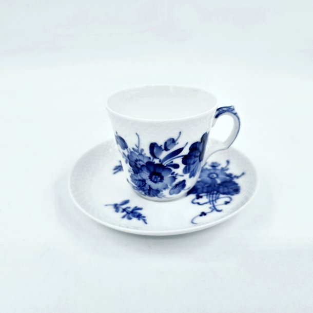 Bl� Blomst Svejfet Espressokop nr. 10-1546. sortering 1 