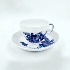 Bl� Blomst Svejfet Kaffekop nr. 10-1549. sortering 1 