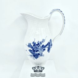 Bl� Blomst Svejfet Stor Kande nr. 10-1609. sortering 1