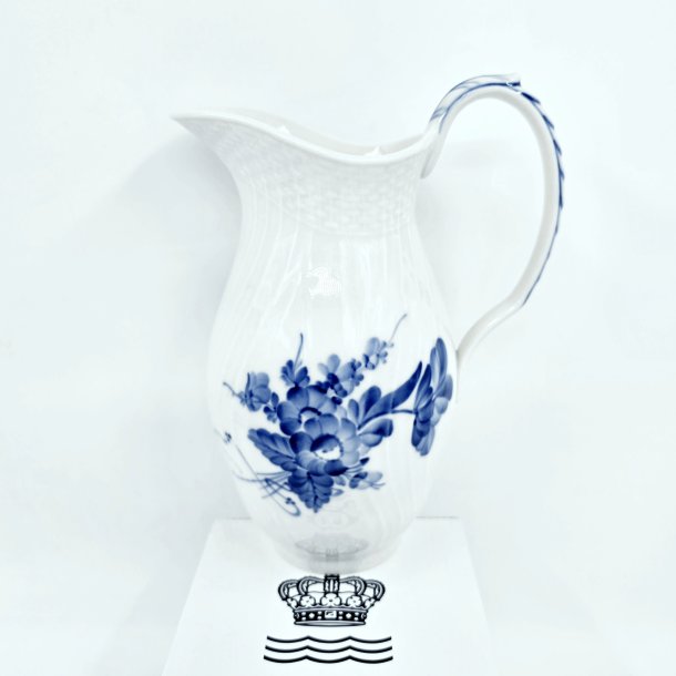 Bl� Blomst Svejfet Stor Kande nr. 10-1609. sortering 1