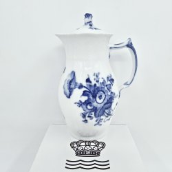 Bl Blomst Svejfet Chokoladekande nr. 10-1508. sortering 1 Sjlden