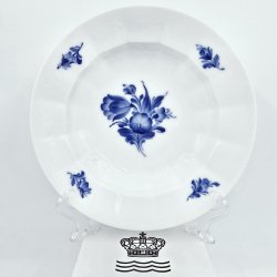 Bl Blomst Kantet Lille Dybtallerken nr. 10-8547. sortering 2 