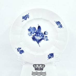 Bl Blomst Kantet Stor kagetallerken nr. 10-8514. sortering 2