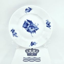 Bl Blomst Kantet Kagetallerken nr. 10-8553. sortering 2