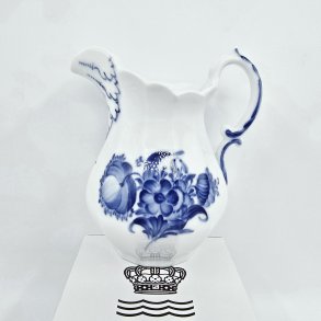Bl� Blomst Kantet Stor Kande nr. 10-8526. sortering 1 