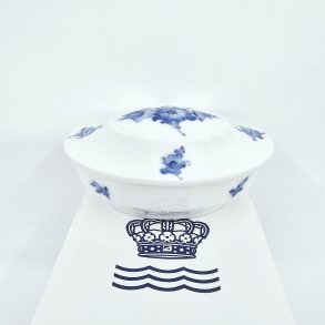 Bl Blomst Kantet Skl Med Lg nr. 10-8600. sortering 1 Sjlden