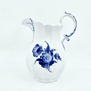 Bl� Blomst Kantet Stor Kande nr. 10-8526. sortering 1