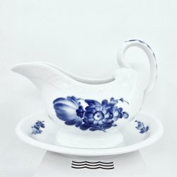 Bl Blomst Flettet Sovseskl nr. 10-8069. sortering 1 