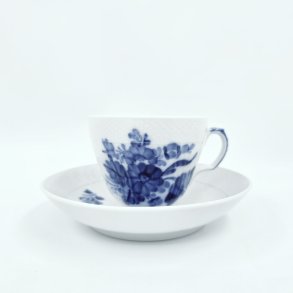 Bl� Blomst Svejfet Kaffekop nr. 10-1549. sortering 2 