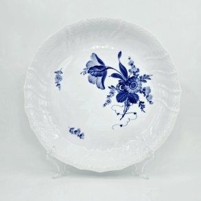 Bl Blomst Svejfet Rundt Fad nr. 10-1691. sortering 2 