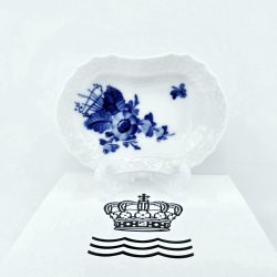 Bl� Blomst Svejfet Saltkar nr. 10-1802. sortering 2  