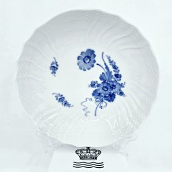 Bl� Blomst Svejfet Sk�l nr. 10-1518. sortering 1  