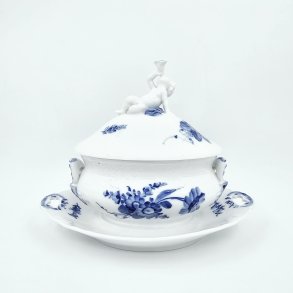 Bl Blomst Svejfet Sovseskl nr. 10-1653. sortering 3 Sjlden 