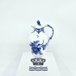 Bl Blomst Svejfet Vinaigrette Kande nr. 10-1540. sortering 1  