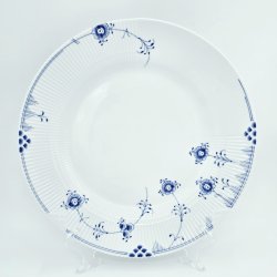 Royal Copenhagen Bl Elements Middagstallerken nr. 627. sortering 1  