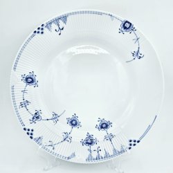 Royal Copenhagen Bl Elements Middagstallerken nr. 627. sortering 2  