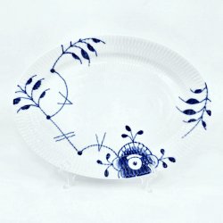 Bl Mega Riflet Oval Tallerken nr. 626. sortering 1  