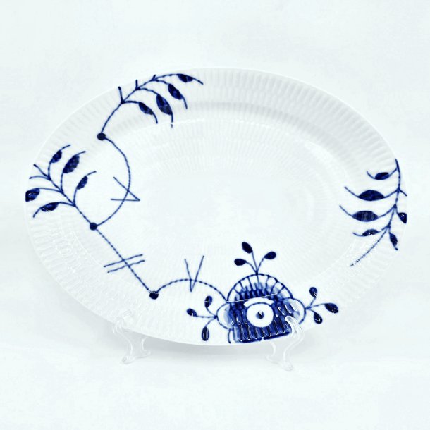 Bl Mega Riflet Oval Tallerken nr. 626. sortering 1  