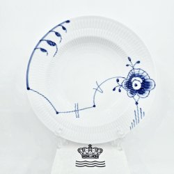 Bl Mega Riflet Dyb Tallerken nr. 604. sortering 1  