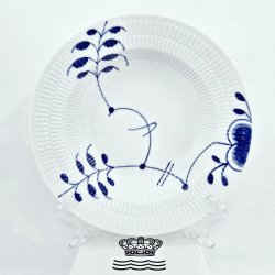 Bl Mega Riflet Dyb Tallerken nr. 604. sortering 2  