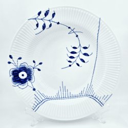 Bl Mega Riflet Dyb Tallerken nr. 630. sortering 1   